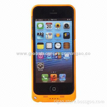 Three-in-one battery case with stand holder for iPhone 5/5C/5S, in various colors